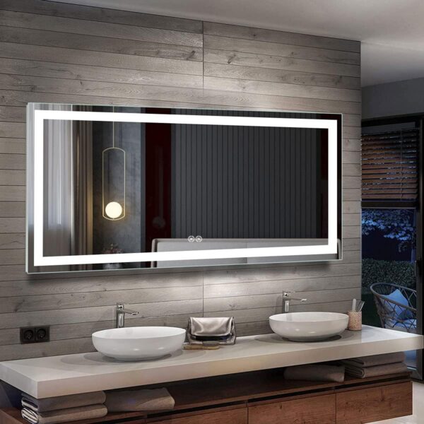 Smart Mirror with LED & Bluetooth Speaker
