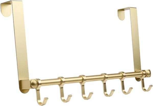 Adjustable Over-the-Door Hook Rack