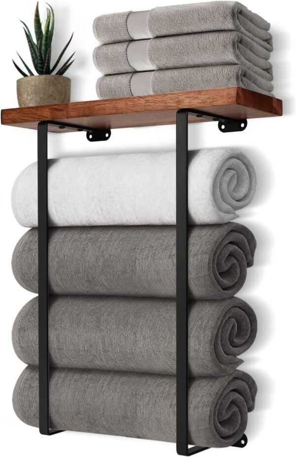 Wall-Mounted Bathroom Towel Rack