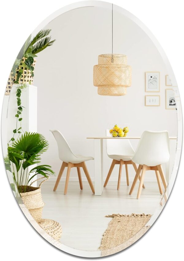 Frameless Vanity Mirror (Oval)