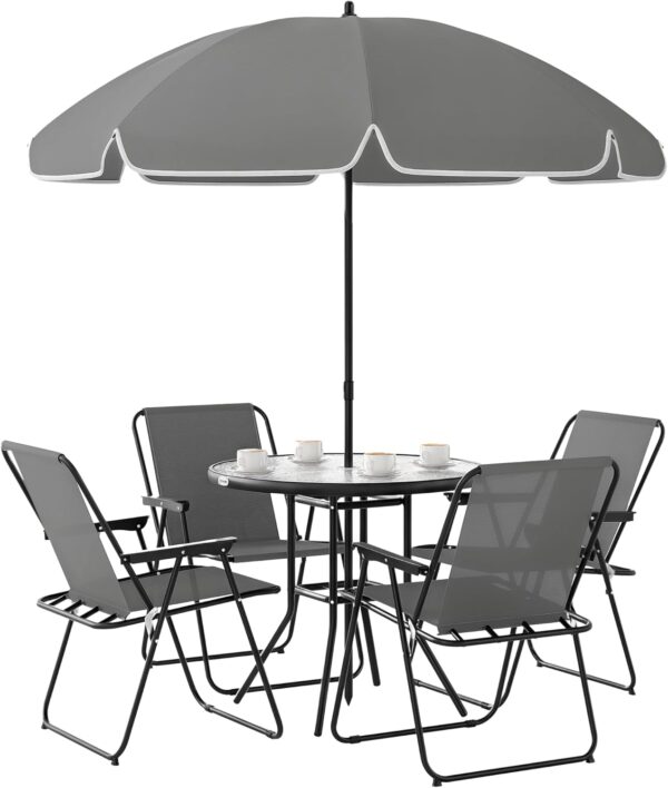6-Piece Outdoor Patio Dining Set